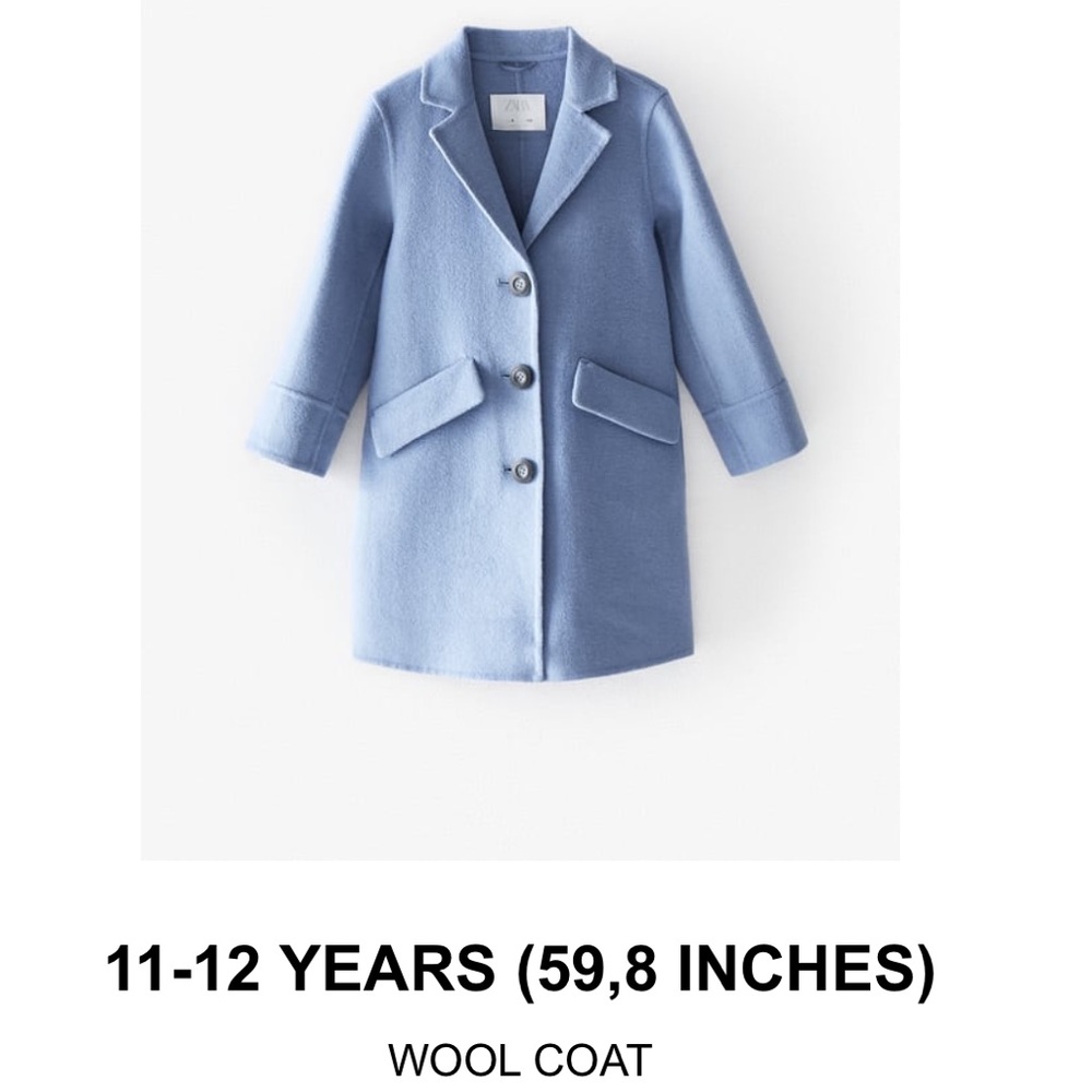 Zara kids wool coat